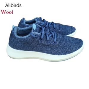 AllBirds WOOL Tree Runner Dasher Blue Blizzard Athletic Run Tennis Women 8 All